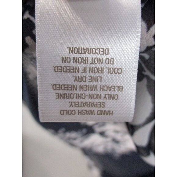 Roz Ali Floral Watercolor Kimono Cardigan Open Front Lightweight Layering 2X - Picture 4 of 11